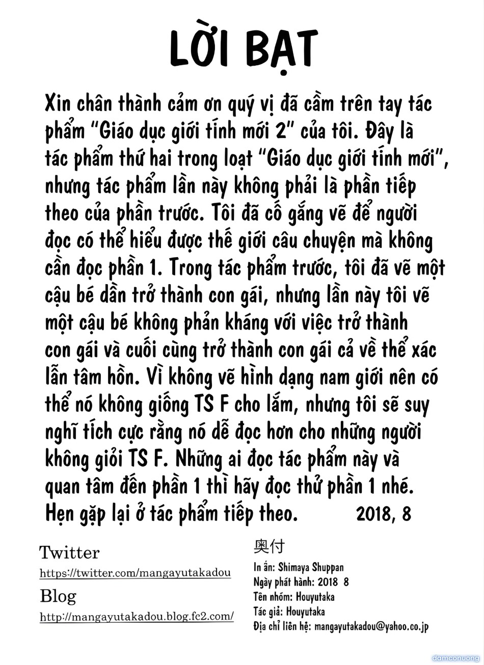 Giáo Dục Giới Tính Mới 