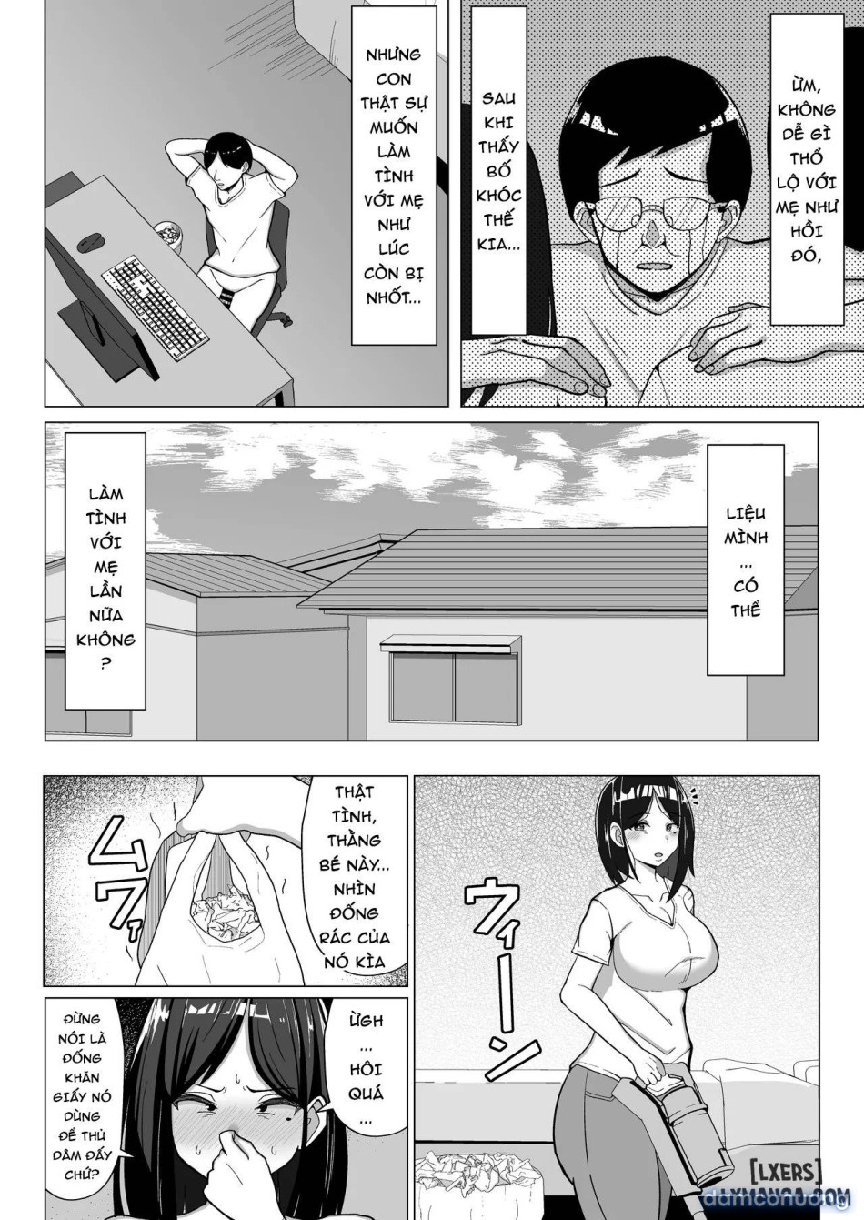 Kaa-chan to Sex Shinai to Derarenai Heya ~Kuchiurusai Haha to Hankouki no Ore~ 