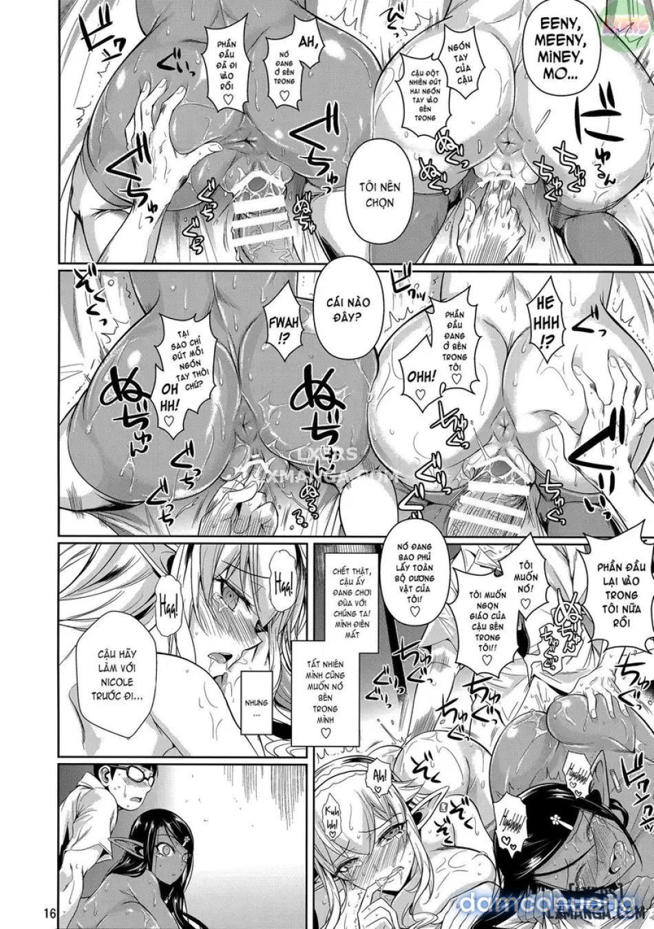 High Elf × High School Shiro × Kuro 