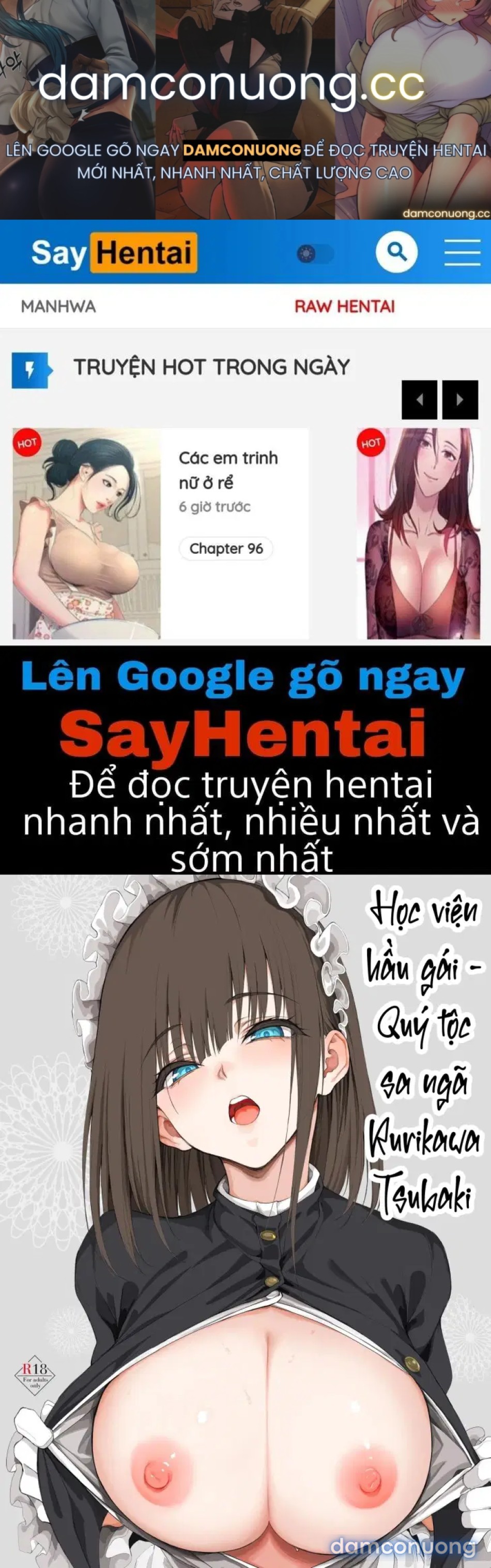 Học viện hầu gái - Quý tộc sa ngã Rurikawa Tsubaki 