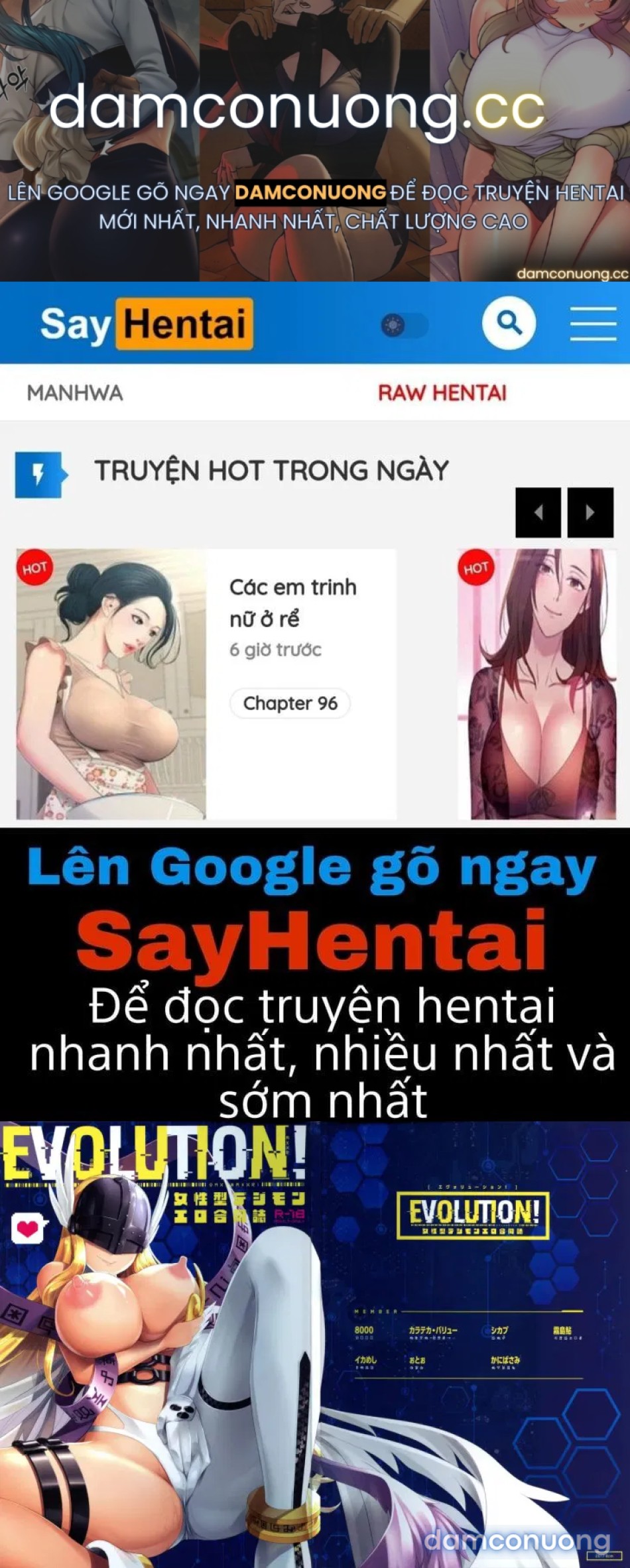 SỰ TIẾN HÓA! 