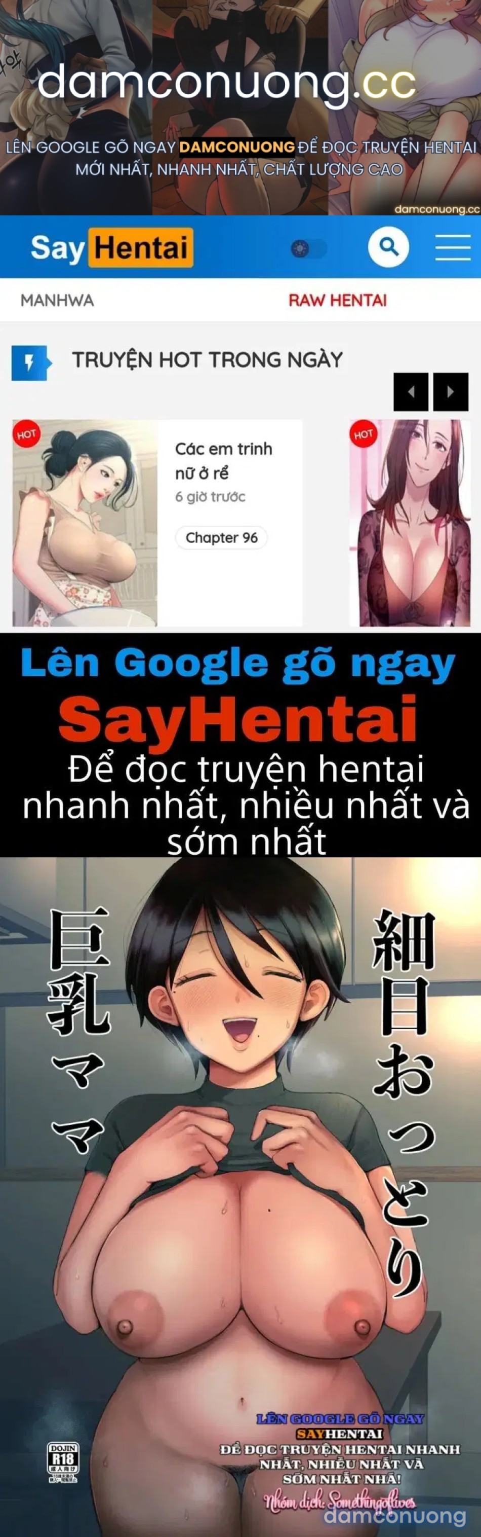 Người mẹ mảnh mai, dịu dàng và có bộ ngực lớn. - Đã được kiểm duyệt 
