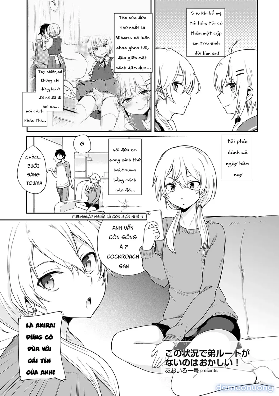 [Aoiro Ichigou] Kono Joukyou de Otouto Route ga nai no wa Okashii! (Tamato Nadeshiko) 